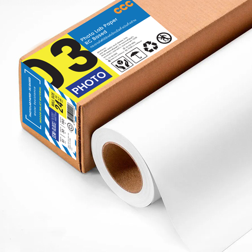 กระดาษโฟโต้อิงค์เจ็ทเนื้อกึ่งมันกึ่งด้าน (Photo Lab Paper) 190 แกรม A1-24" (61cm/30m)