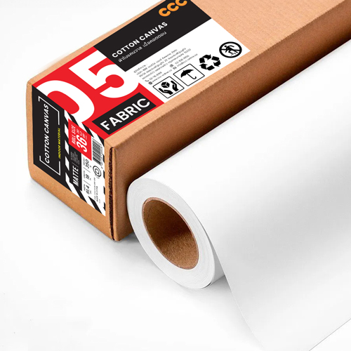 05-2_01 ผ้าใบแคนวาสเคลือบด้าน เนื้อคอตตอน (Canvas Cotton) 350 แกรม A0-36" (91.4cm/18m)