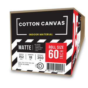 05-5_02 ผ้าใบแคนวาสเคลือบด้าน เนื้อคอตตอน (Canvas Cotton) 350 แกรม 60" (152cm/18m)