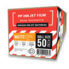 06-7_02 ฟิล์มพีพีอิงค์เจ็ทเคลือบด้าน (Matte PP InkJet Film) 200 แกรม 50" (127cm/30m)