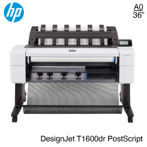 T1600dr PS HP DesignJet T1600dr 36-in PostScript Printer (3EK13A)