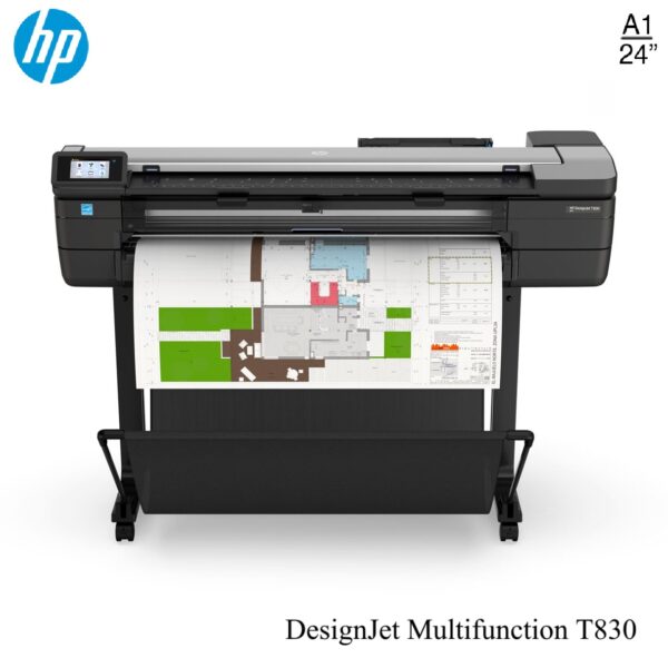 T830_1 HP DesignJet T830 24in MFP Printer (F9A28E)