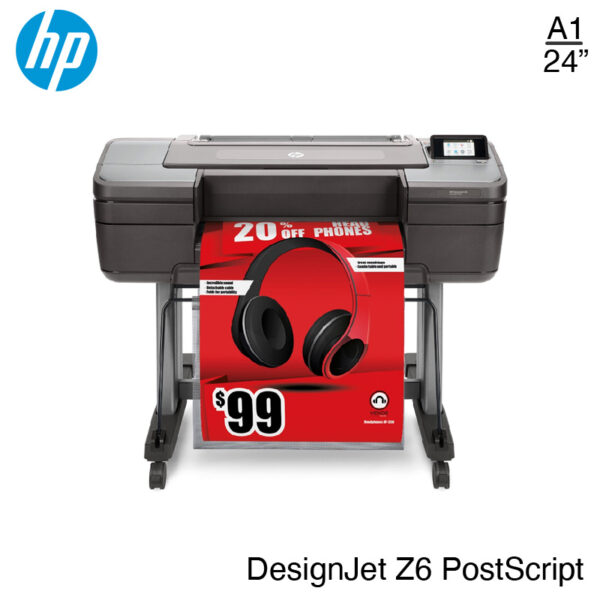 Z6 PS (24) HP DesignJet Z6 24-in PostScript Printer (T8W15A)