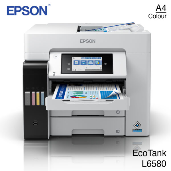 Epson EcoTank L6580 A4 Colour Wi-Fi Duplex All-in-One Ink Tank Printer