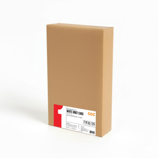 กระดาษการ์ดขาว (White Brief Card) 210 แกรม ขนาด A3